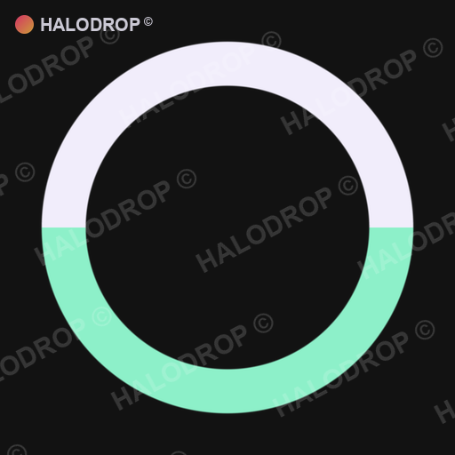 Mint Glass Split — Bold