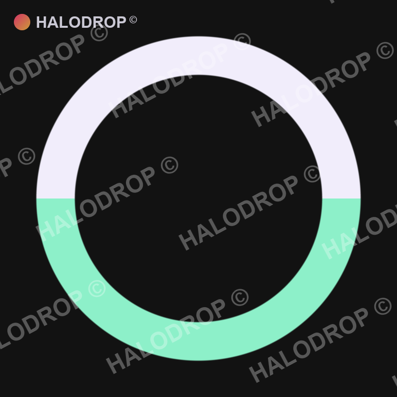 Mint Glass Split — Bold preview