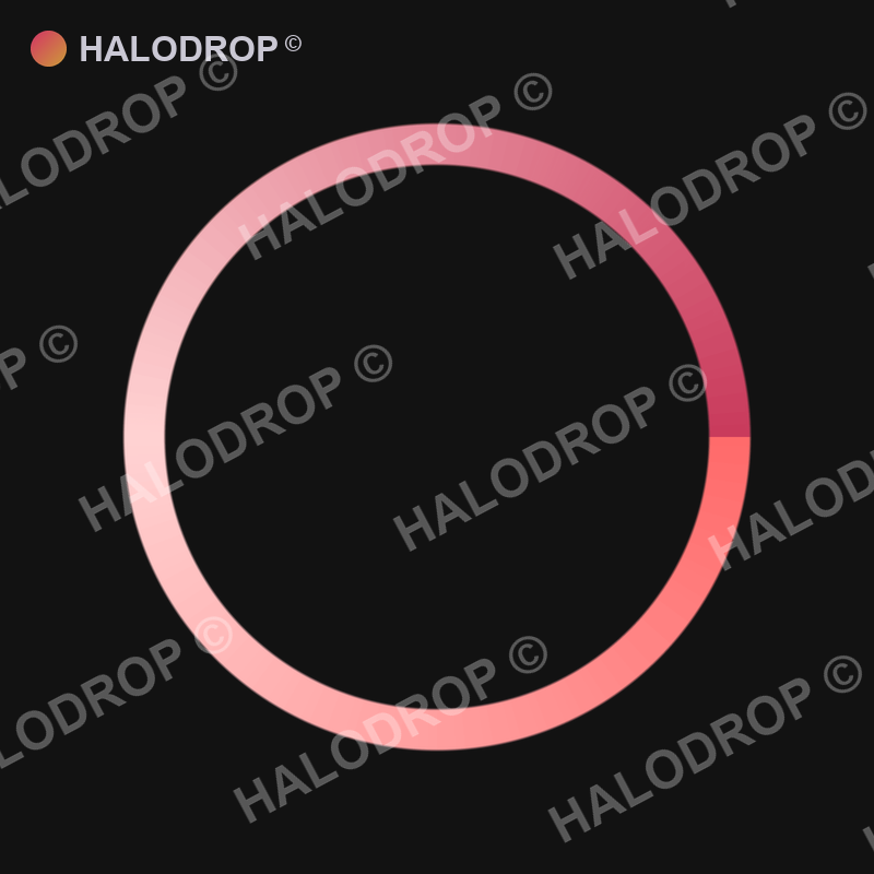 Deep Coral Loop — Thin preview