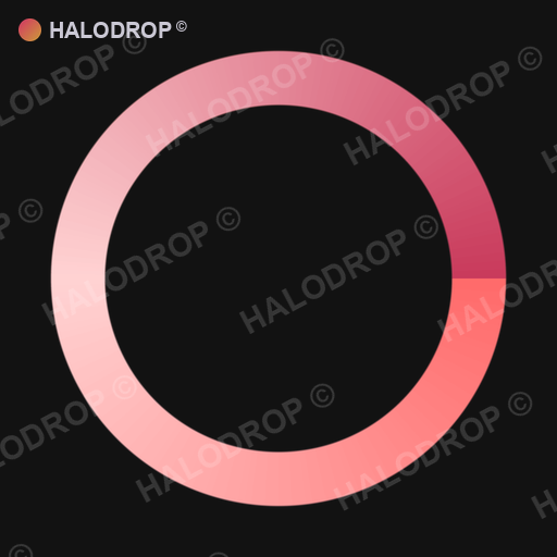 Deep Coral Loop — Bold