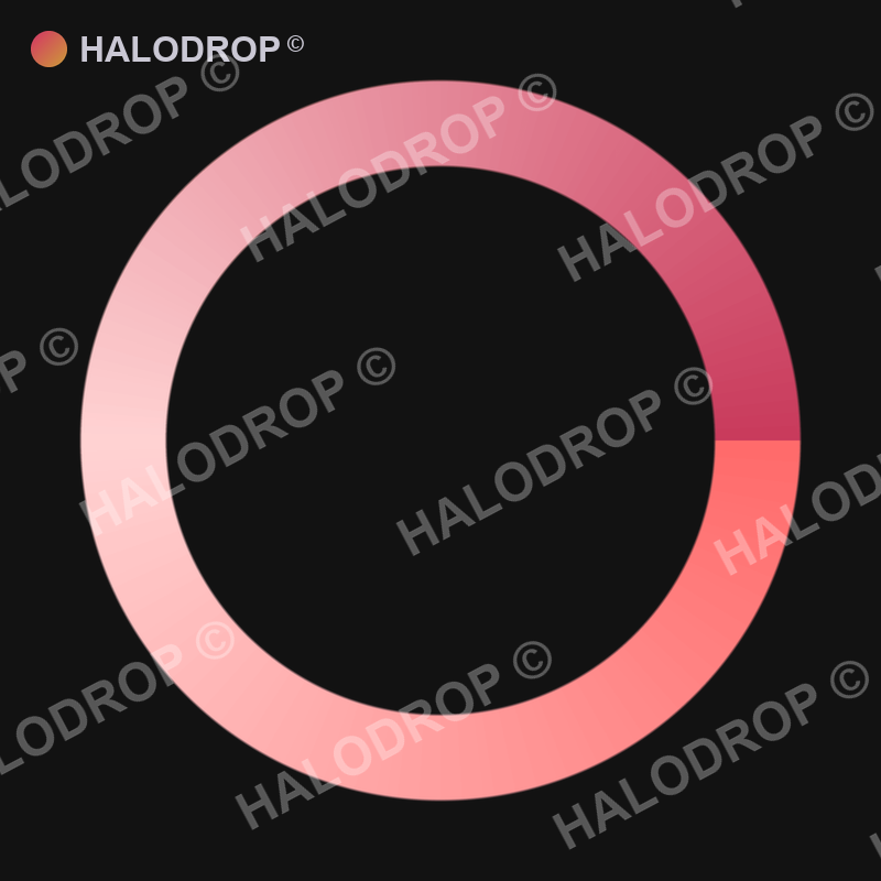 Deep Coral Loop — Bold preview