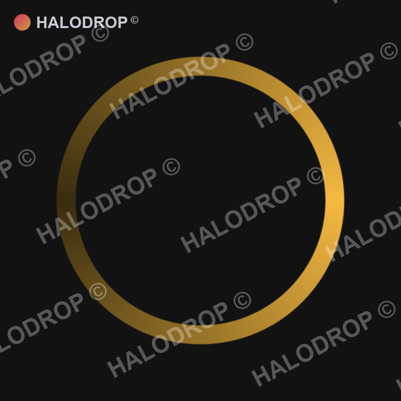 Gold Static Loop — Thin preview
