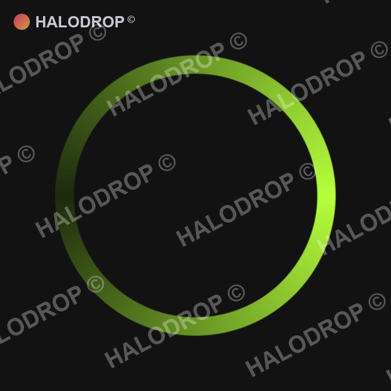 Toxic Lime Loop — Thin preview