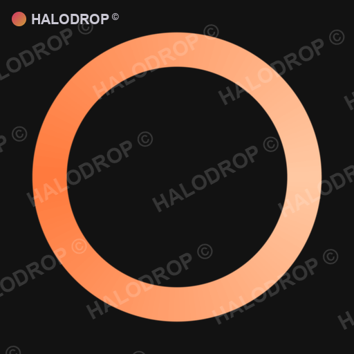 Peach Static Loop — Bold