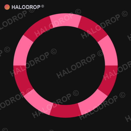 Cherry Chrome Segment — Bold