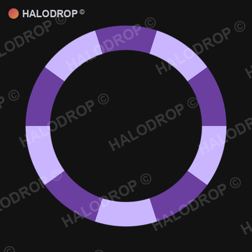 Lilac Drip Segment — Bold