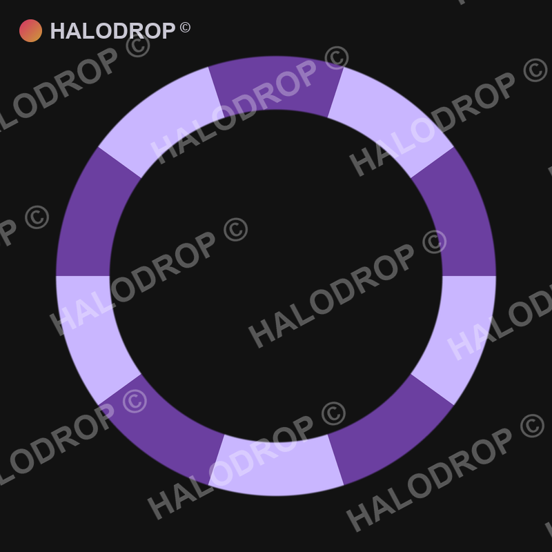Lilac Drip Segment — Bold preview